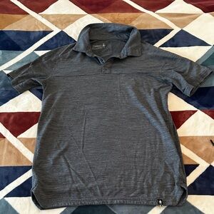 Men's Smartwool Gray Polo Shirt